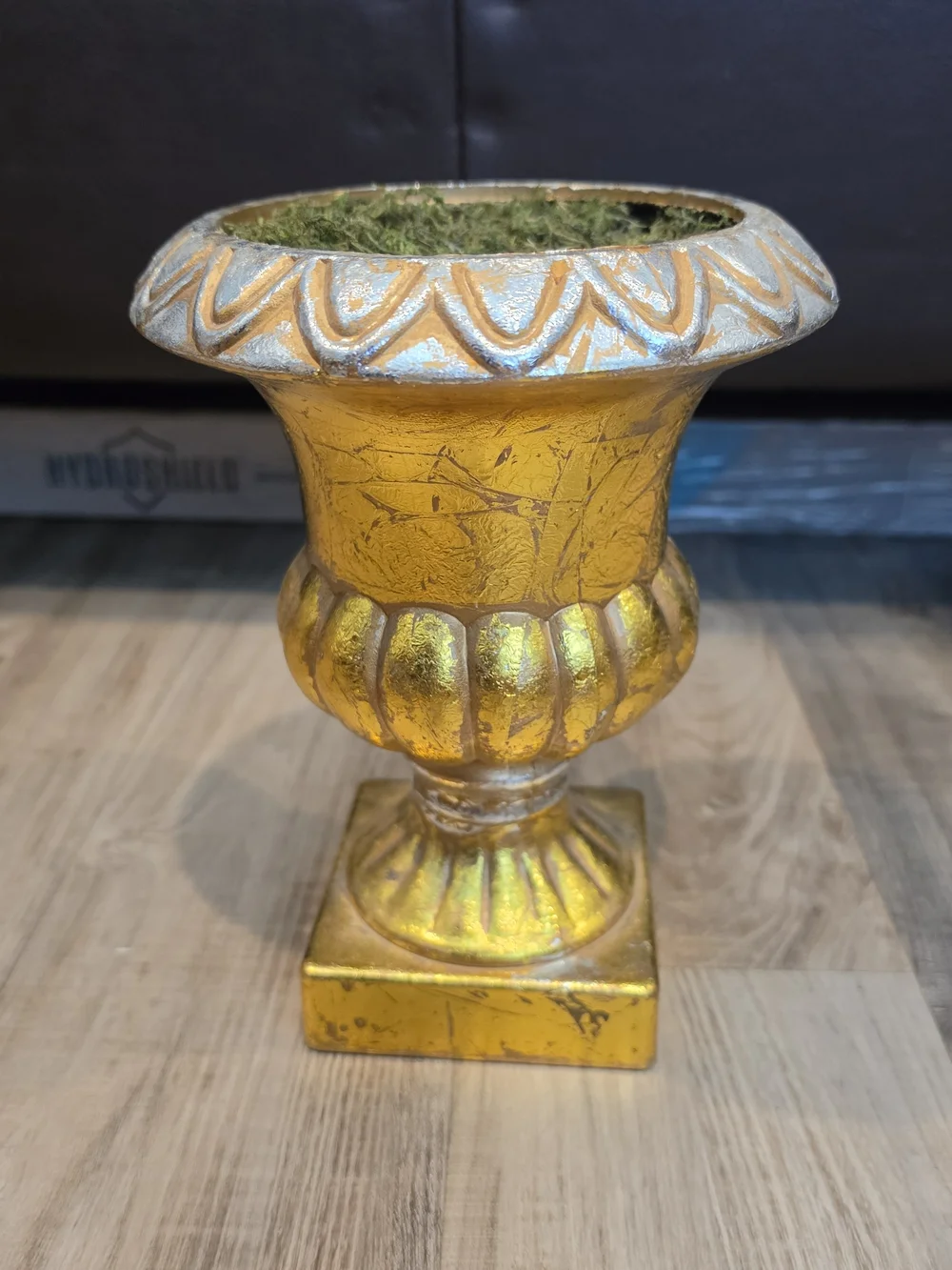 Gold Decorative Urn Planter